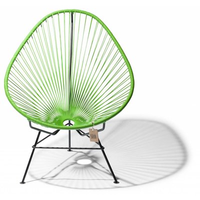 Acapulco stoel appelgroen, zwart frame