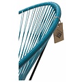Silla Acapulco Condesa chair petrol blue with black frame