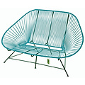Silla Acapulco Acapulco sofa canapé  bleu pétrole, adapté pour 2 personnes