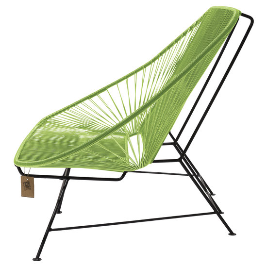 Silla Acapulco Sofa Acapulco verde oliva, para 2 personas