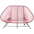 Silla Acapulco Sofa Acapulco rojo, para 2 personas