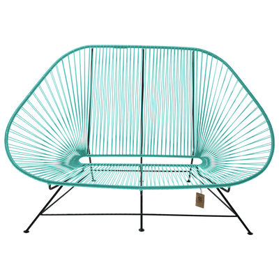 Acapulco 2 Seater Sofa turquoise, suitable for 2 to 3 people