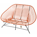 Silla Acapulco Acapulco Zweisitzer Sofa orange, geeignet für 2 bis 3 Personen