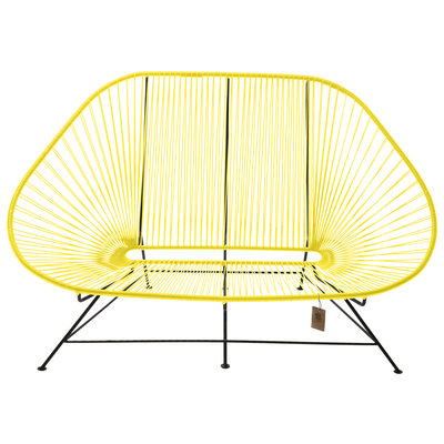 Acapulco 2 Seater Sofa canary yellow, suitable for 2 to 3 people