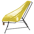 Silla Acapulco Acapulco panchina giallo canarino, adatta per 2 o 3 persone