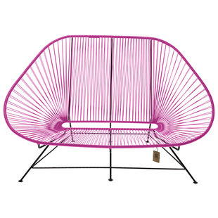 Acapulco sofa canapé fuchsia