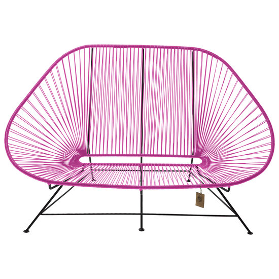 Silla Acapulco Acapulco sofa canapé fuchsia, adapté pour 2 personnes