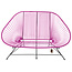 Silla Acapulco Sofa Acapulco fucsia, para 2 personas