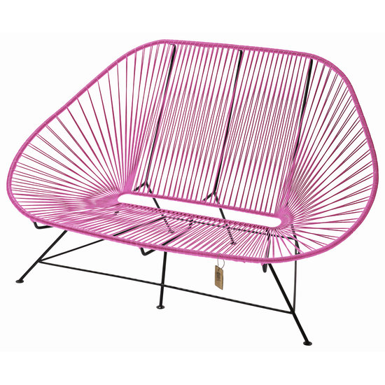 Silla Acapulco Acapulco sofa canapé fuchsia, adapté pour 2 personnes