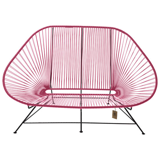 Silla Acapulco Acapulco panchina bouganville, adatta per 2 o 3 persone