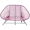 Silla Acapulco Sofa Acapulco vino violeta, para 2 personas