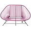 Silla Acapulco Acapulco 2 Seater Sofa violet wine, suitable for 2 to 3 people