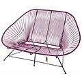 Silla Acapulco Acapulco 2 Seater Sofa violet wine, suitable for 2 to 3 people