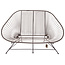 Silla Acapulco Acapulco Zweisitzer Sofa schocoladenbraun, geeignet für 2 bis 3 Personen