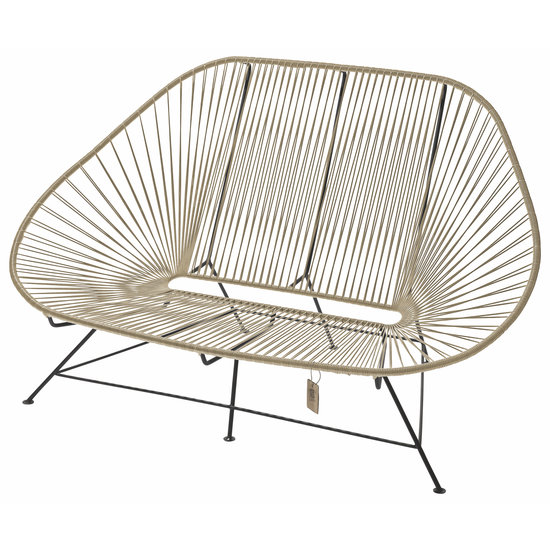 Silla Acapulco Acapulco 2-zitsbank beige, geschikt voor 2 tot 3 personen
