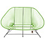 Silla Acapulco Acapulco sofa canapé vert pomme, adapté pour 2 personnes