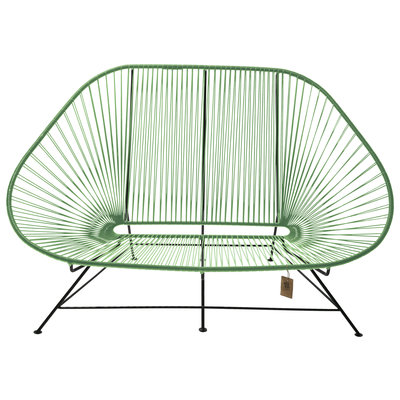 Acapulco Zweisitzer Sofa dunkelgrün, geeignet für 2 bis 3 Personen