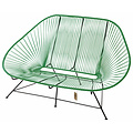 Silla Acapulco Acapulco sofa canapé vert foncé, adapté pour 2 personnes