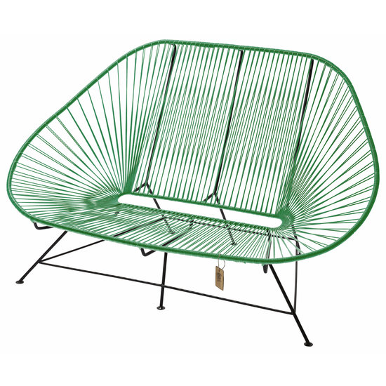 Silla Acapulco Acapulco Zweisitzer Sofa dunkelgrün, geeignet für 2 bis 3 Personen