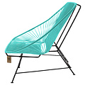 Silla Acapulco Acapulco sofa canapé turquoise clair, adapté pour 2 personnes