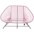 Silla Acapulco Acapulco Zweisitzer Sofa pastellrosa, geeignet für 2 bis 3 Personen