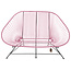 Silla Acapulco Sofa Acapulco rosa pastel, para 2 personas