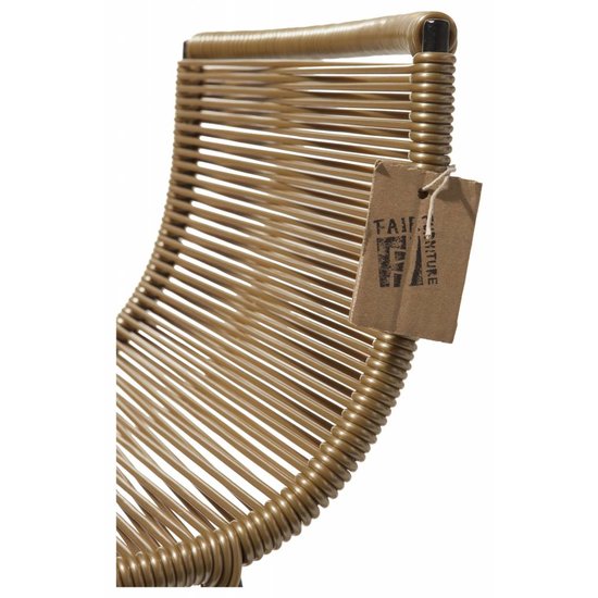 Silla Acapulco Barhocker Zicatela gold