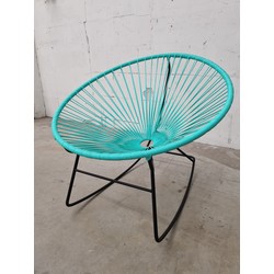 Condesa rocking chair light turquoise