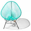 Silla Acapulco Silla Acapulco hecha a mano, aqua turquesa - Desmontable