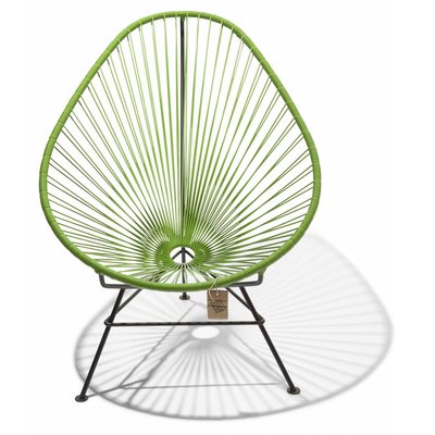 Fauteuil Acapulco vert olive, faite à la main au Mexique - Amovible