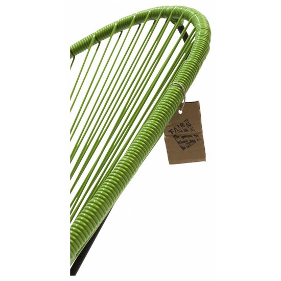 Silla Acapulco Fauteuil Acapulco vert olive, faite à la main au Mexique - Amovible