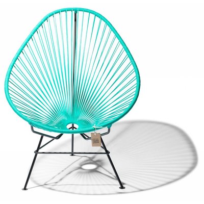Handmade Acapulco chair turquoise - showroom model