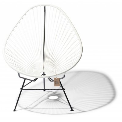 Fauteuil Acapulco blanc - modèle de salle d'exposition