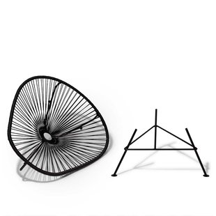 Sedia Acapulco nera - Staccabile