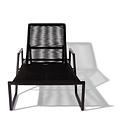 Silla Acapulco Bain de soleil Solas noir, inclinable