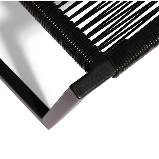 Silla Acapulco Bain de soleil Solas noir, respaldo plegable