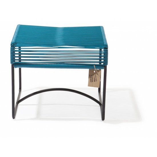Silla Acapulco Xalapa banc/pouf bleu pétrole