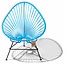 Silla Acapulco Acapulco chair blue with black frame