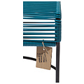 Silla Acapulco Sgabello Xalapa blu petrolio