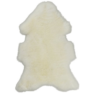 Natural Sheepskin Texel white