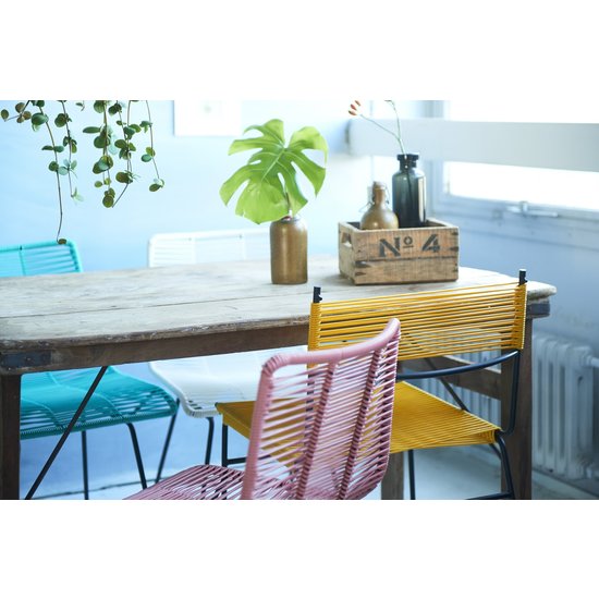 Silla Acapulco Polanco dining chair yellow