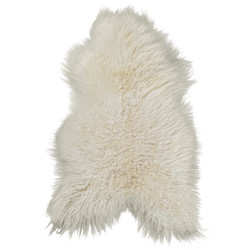 Natural Icelandic Sheepskin white