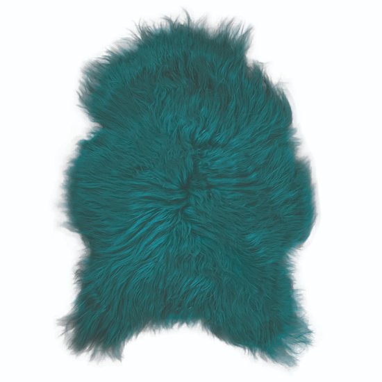 Silla Acapulco Mouton naturel teinte Texel turquoise