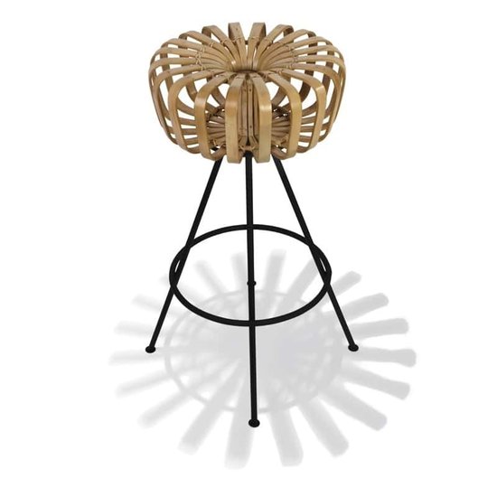 Fair Furniture Taburete de bar bambú Daisy