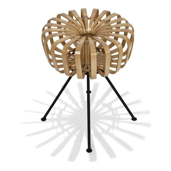 Fair Furniture Tabouret bas en bambou Daisy