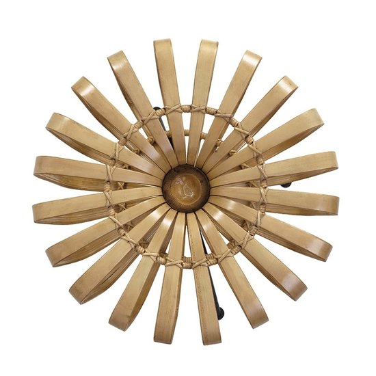 Fair Furniture Taburete bajo bambú Daisy