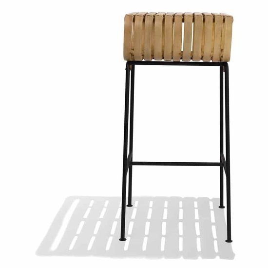 Fair Furniture Taburete de bar bambú Rib