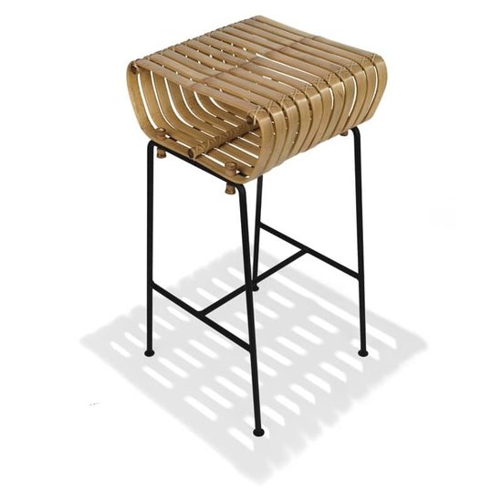 Fair Furniture Bamboe barstoel Rib