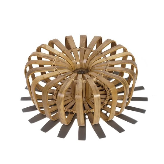 Fair Furniture Bambú taburete otomano Daisy