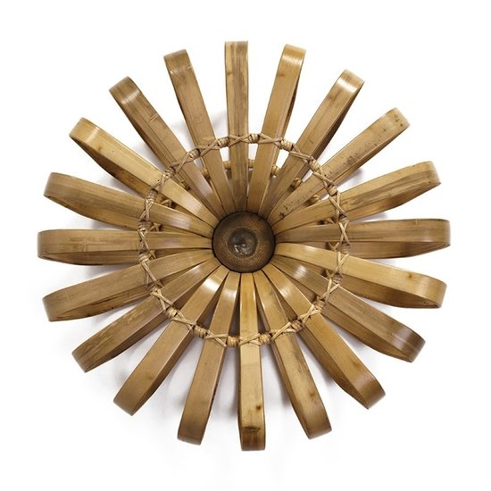 Fair Furniture Handmade bamboo ottoman Daisy